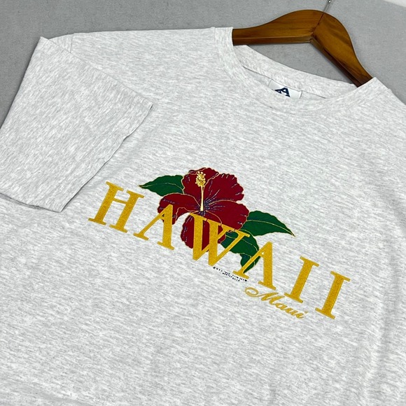 Alstyle Other - Vintage Maui Hawaii Graphic T-Shirt Mens L Promo Tourist Single Stitch